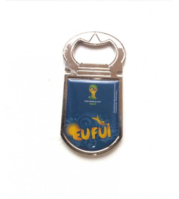 Abridor de garrafa magnetico copa do mundo Fifa Brasil 2014